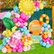 Tropical Balloon Arch Garland Kit, Luau Hawaiian Party Decorations, Rose Orange Yellow Blue Green Palm Leaves Balloons for Tropical Hawaiian Summer Birthday Pool Party Supplies